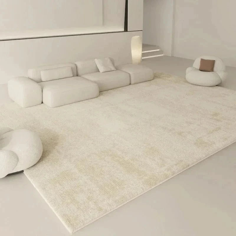 Ma boutique Beige / 80x120cm Tapis de style Wabi-sabi Beige tache Légère