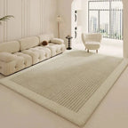 Ma boutique Beige / 80x120cm Tapis de style Wabi-sabi cadre Beige