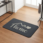 Tapis d'entrée confortable maison accueillante