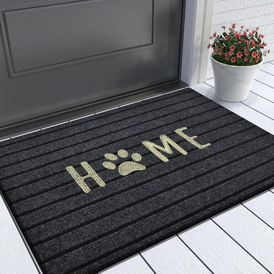Tapis d'entrée empreinte canin