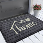 Tapis d'entrée maison accueillante