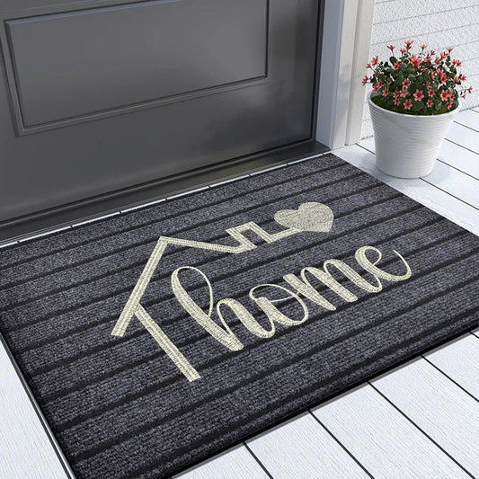 Tapis d'entrée maison accueillante