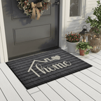 Tapis d'entrée maison accueillante