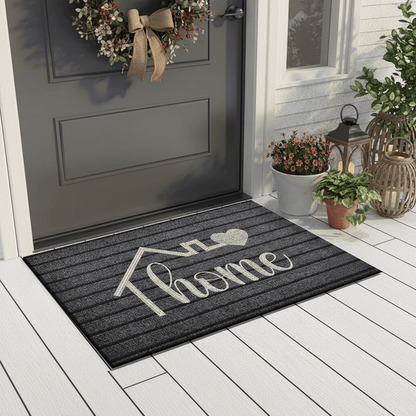 Tapis d'entrée maison accueillante