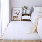 Ma boutique Blanc / 160cmx200cm Tapis épais et moelleux Shaggy Blanc