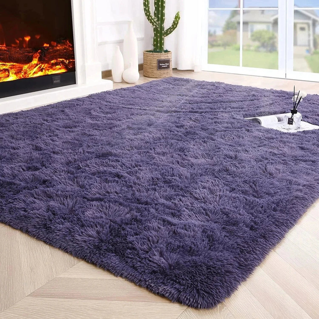 Ma boutique Violet / 160cmx200cm Tapis épais shaggy violet
