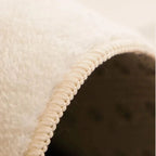 Ma boutique Tapis forme irrégulière de salon Vert contour beige
