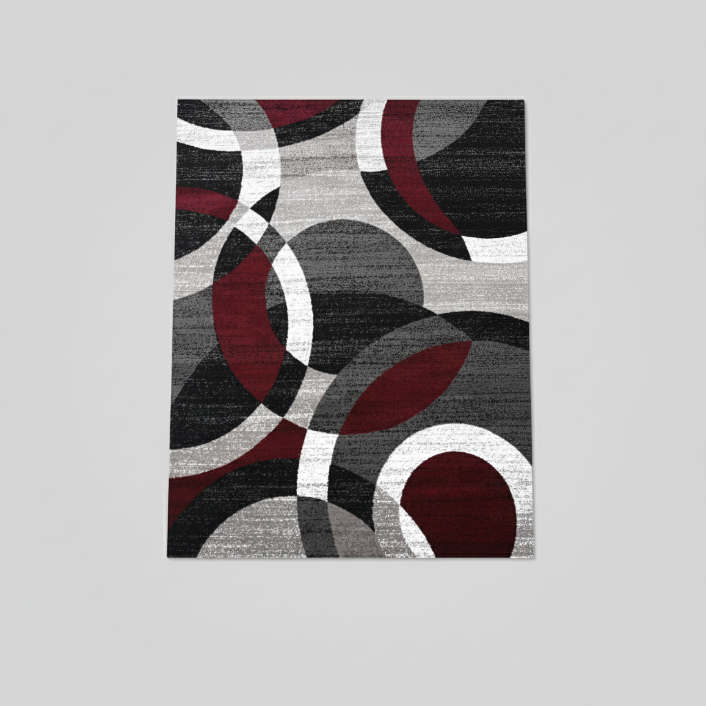 Tapis géométrique moderne Nordique pour une ambiance contemporaine