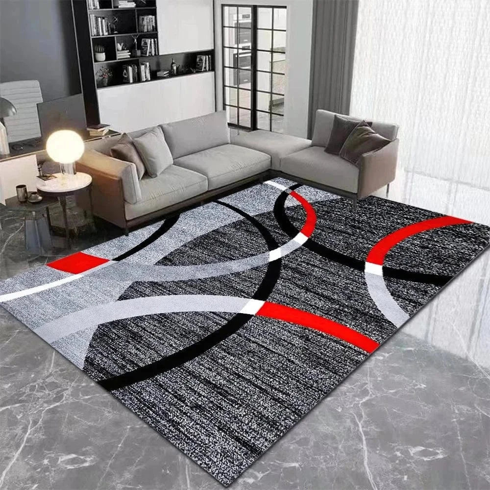 Cosysol Gris / 40x60cm 16x24inch Tapis géométrique Nordique Charme chic