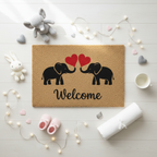 Tapis éléphant - Flat lay