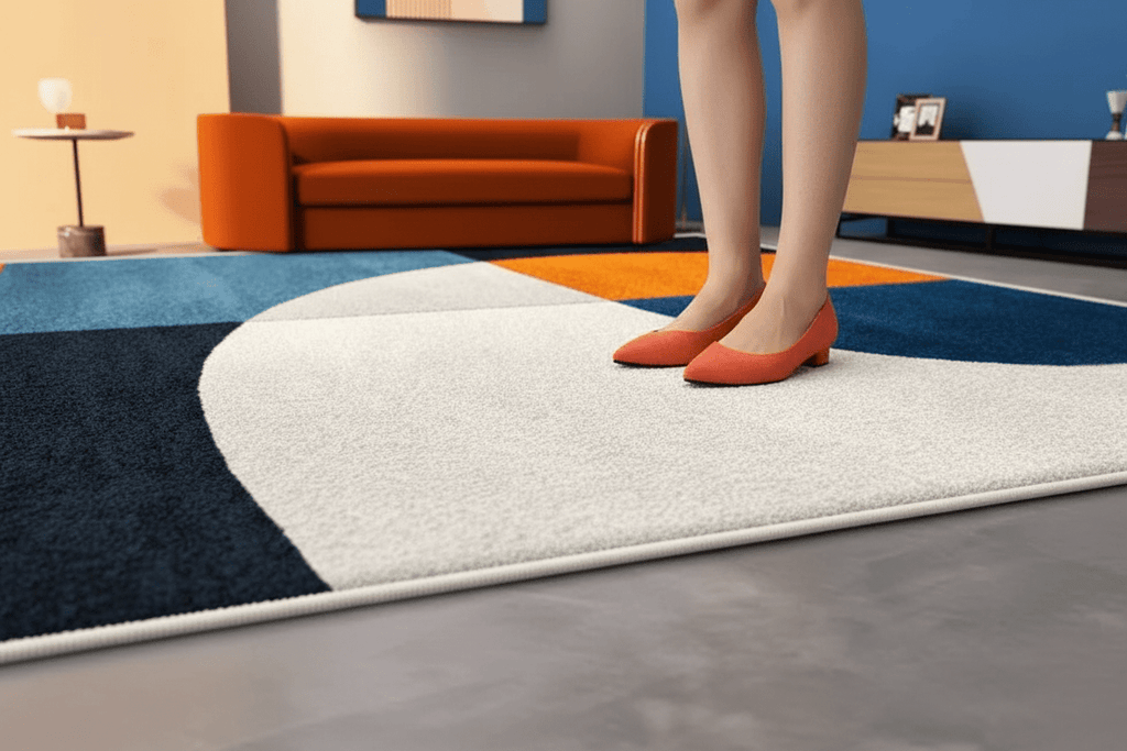 Tapis moderne géométrique