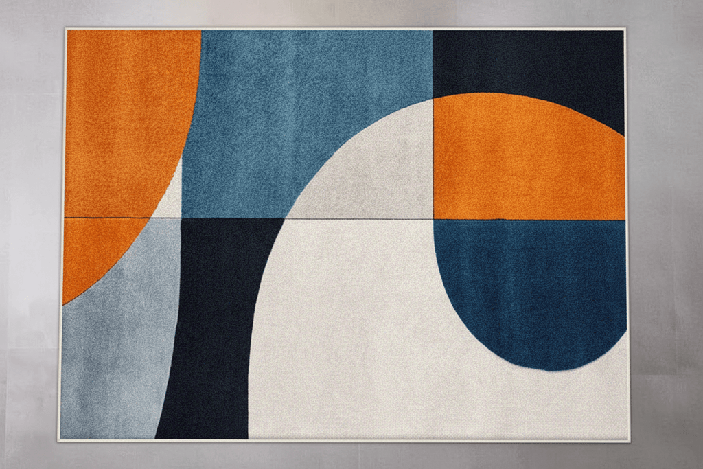 Tapis moderne géométrique