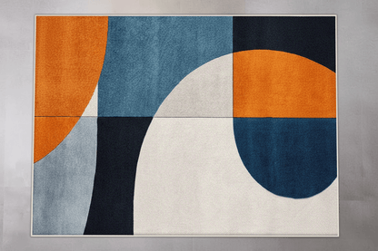 Tapis moderne géométrique