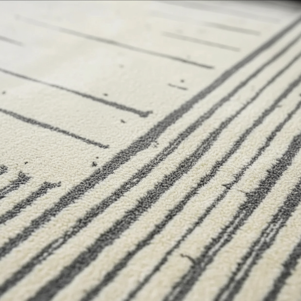 Tapis nordique design pour salon style nordique Art