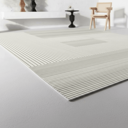 Tapis nordique géométrique pour chambre au style scandinave