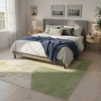 Tapis nordique tacheté pour chambre au style moderne
