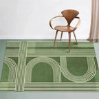 Ma boutique Vert / 80x120cm Tapis pour chambre style nordique Art Géométrique Vert