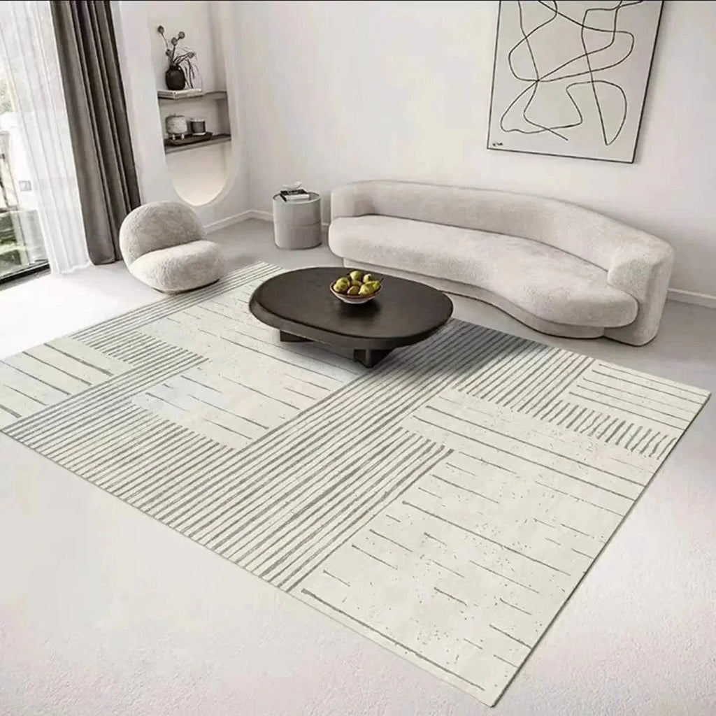 Ma boutique Blanc / 80x120cm Tapis pour salon style nordique Art design