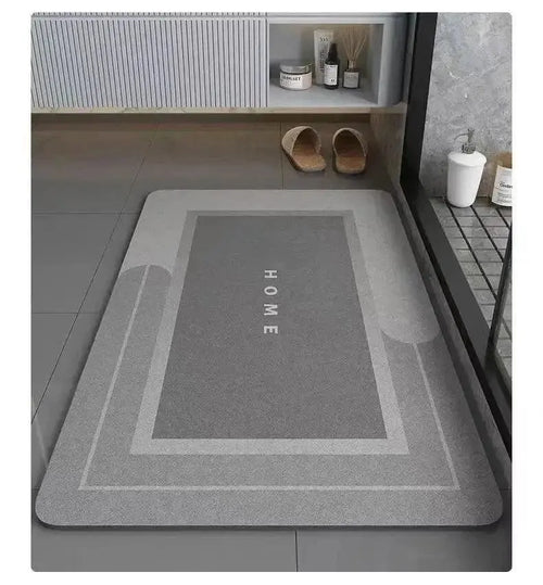 Ma boutique Gris / 40cmx60cm Tapis salle de bain à séchage rapide Gris