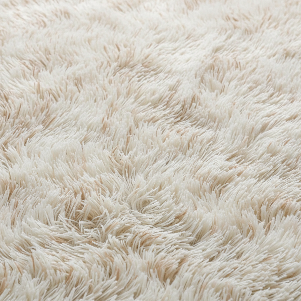 Tapis Shaggy Beige épais et moelleux pour un confort inégalé Beige / 160cmx200cm