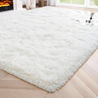 Tapis Shaggy Beige épais et moelleux pour un confort inégalé Beige / 160cmx200cm