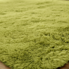 Tapis shaggy vert épais et moelleux pour un intérieur chaleureux Vert / 160cmx200cm