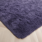 Tapis shaggy violet épais pour un confort exceptionnel à votre intérieur Violet / 160cmx200cm