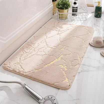 Ma boutique Beige / 40x60cm Tapis soyeux salle de bain antidérapant Saumon