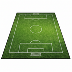 Tapis terrain de football vue produit