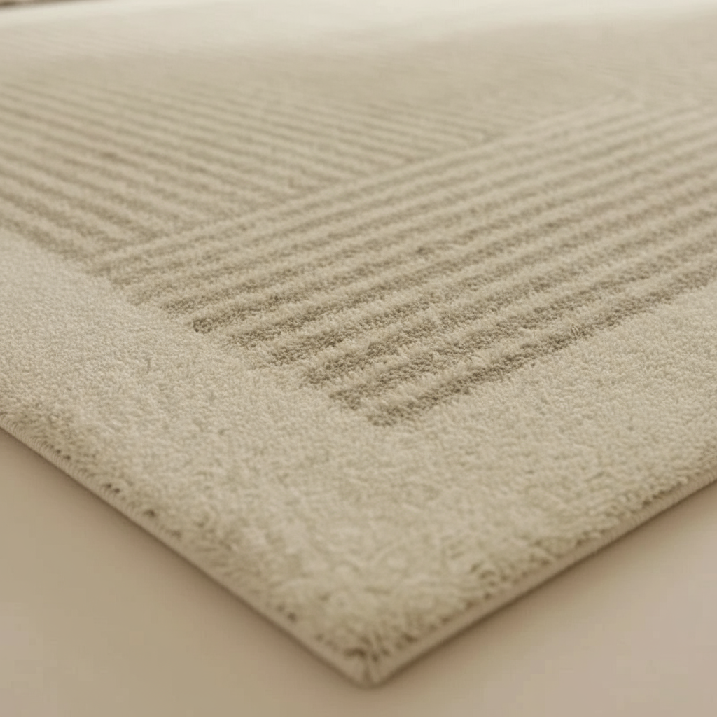 Tapis Wabi-sabi Beige - Élégance Minimaliste pour Votre Intérieur