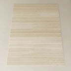 Tapis Wabi-sabi Beige Élégant à Rayures