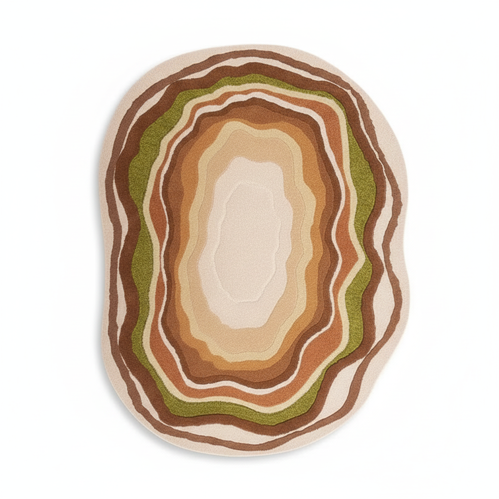 Vue studio tapis cœur d'arbre